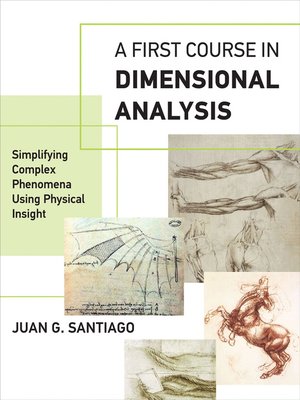 cover image of A First Course in Dimensional Analysis